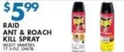 Associated Raid ant & roach kill spray offer