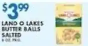 Compare Foods Land O Lakes butter balls salted offer