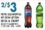 Compare Foods Pepsi-cola diet dew lipton brisk & starby offer