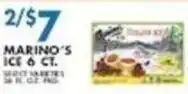 Compare Foods Marino's ice offer