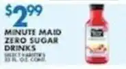 Compare Foods Minute Maid Zero Sugar Drinks offer
