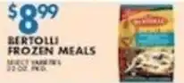 Compare Foods Bertolli frozen meals offer
