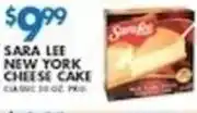 Compare Foods Sara Lee New York Cheese Cake offer