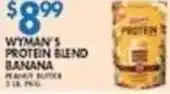 Compare Foods Wyman's protein blend banana offer