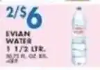 Compare Foods Evian water offer