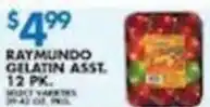 Associated Raymundo gelatin asst. offer