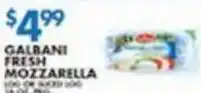 Associated Galbani fresh mozzarella offer