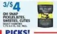 Associated Oh Snap Pickles Bites, Sweeties, Cuties offer