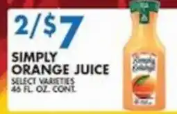 Associated Simply orange juice offer
