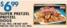 Associated Super Pretzel Pretzel Dogs offer