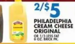 Associated Philadelphia cream cheese original offer