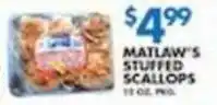 Associated Matlaw's Stuffed Scallops offer