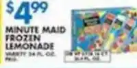 Associated Minute maid frozen lemonade offer