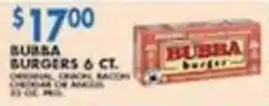 Associated Bubba Burgers offer