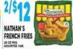 Associated Nathan's french fries offer