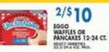 Associated Eggo waffles or pancakes offer