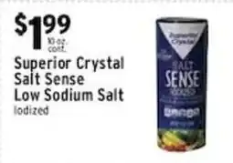 Met Foodmarkets Superior Crystal Salt Sense Low Sodium Salt offer