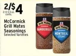 Met Foodmarkets McCormick Grill Mates Seasonings offer