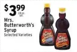 Met Foodmarkets Mrs. Butterworth's Syrup offer