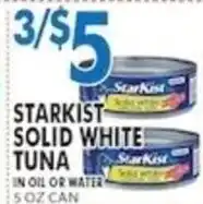 Associated Starkist solid white tuna offer