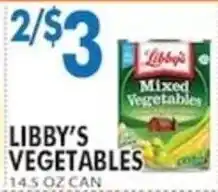 Associated Libby's vegetables offer