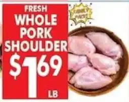 Associated Fresh whole pork shoulder offer