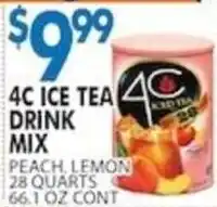 Associated 4c ice tea drink mix offer
