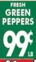 Associated Fresh green peppers offer
