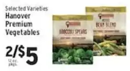 Associated Hanover premium vegetables offer