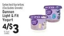 Associated Dannon Light & Fit Yogurt offer