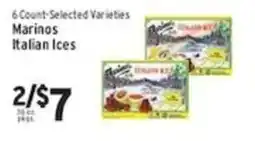 Associated Marinos Italian Ices offer