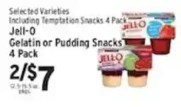 Associated Jell-O gelatin or pudding snacks offer