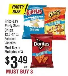 Smart & Final Frito-Lay Party Size Chips offer