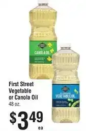 Smart & Final First Street Vegetable or Canola Oil offer