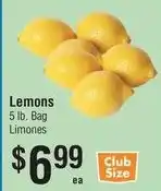 Smart & Final Lemons offer