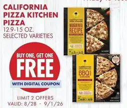 Smart & Final California pizza kitchen pizza offer
