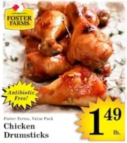 Harvest Foods Foster Farms Chicken Drumsticks offer
