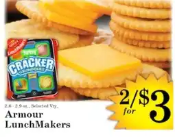 Harvest Foods Armour LunchMakers Turkey Cracker Crunchers offer