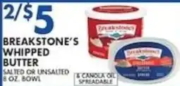 Met Foodmarkets Breakstone's whipped butter offer