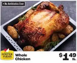 Rosauers Foster Farms Whole Chicken offer