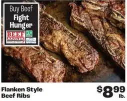 Rosauers Flanken Style Beef Ribs offer