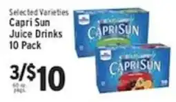 Associated Capri Sun juice drinks offer