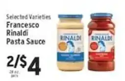 Associated Francesco Rinaldi Pasta Sauce offer