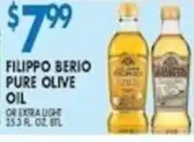 Met Foodmarkets Filippo Berio Pure Olive Oil offer