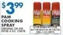 Met Foodmarkets Pam cooking spray offer