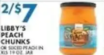 Met Foodmarkets Libby's Peach Chunks offer