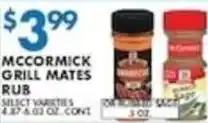 Met Foodmarkets McCormick Grill Mates Rub offer