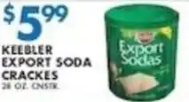 Met Foodmarkets Keebler export soda crackers offer