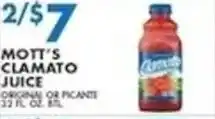 Met Foodmarkets Mott's Clamato Juice offer