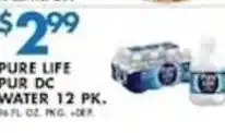 Met Foodmarkets Pure Life Pur dc water offer